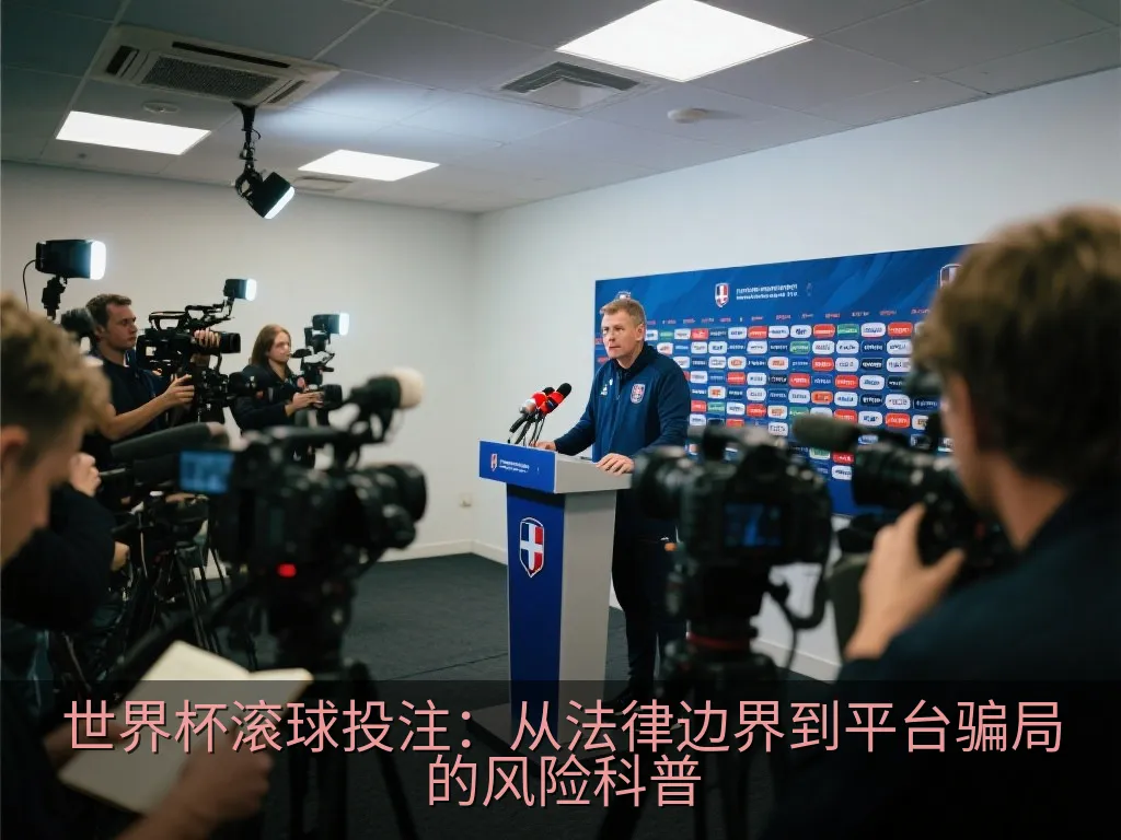 世界杯元素与风险警示结合的科普插图